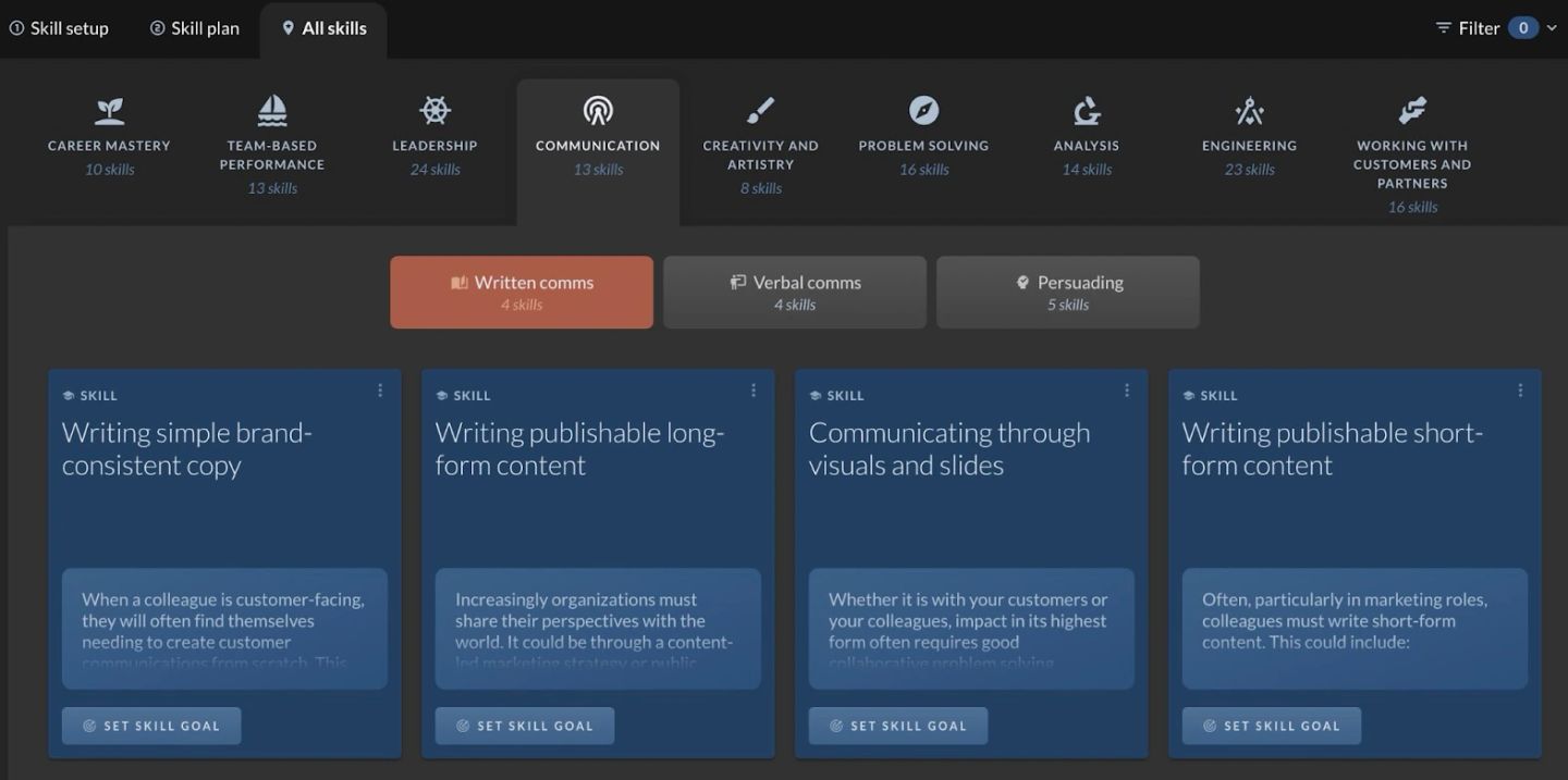 How can I explore all the skills in Factor?
