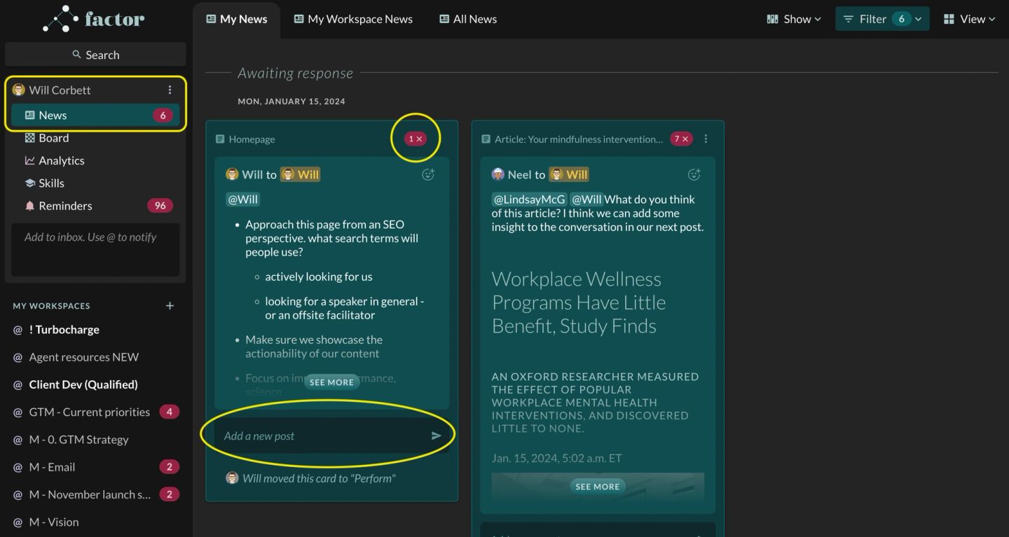 What is the Factor News app?