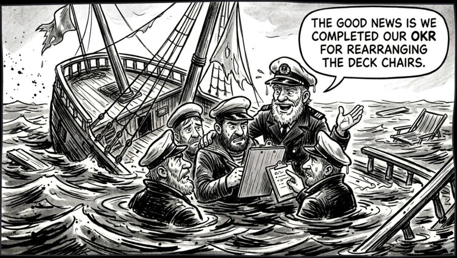 Is your OKR process a strategic engine or just bureaucratic theatre?